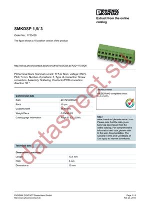 1733428 datasheet  